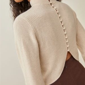 Reformation + NET SUSTAIN Kieran ribbed recycled cashmere-blend sweater